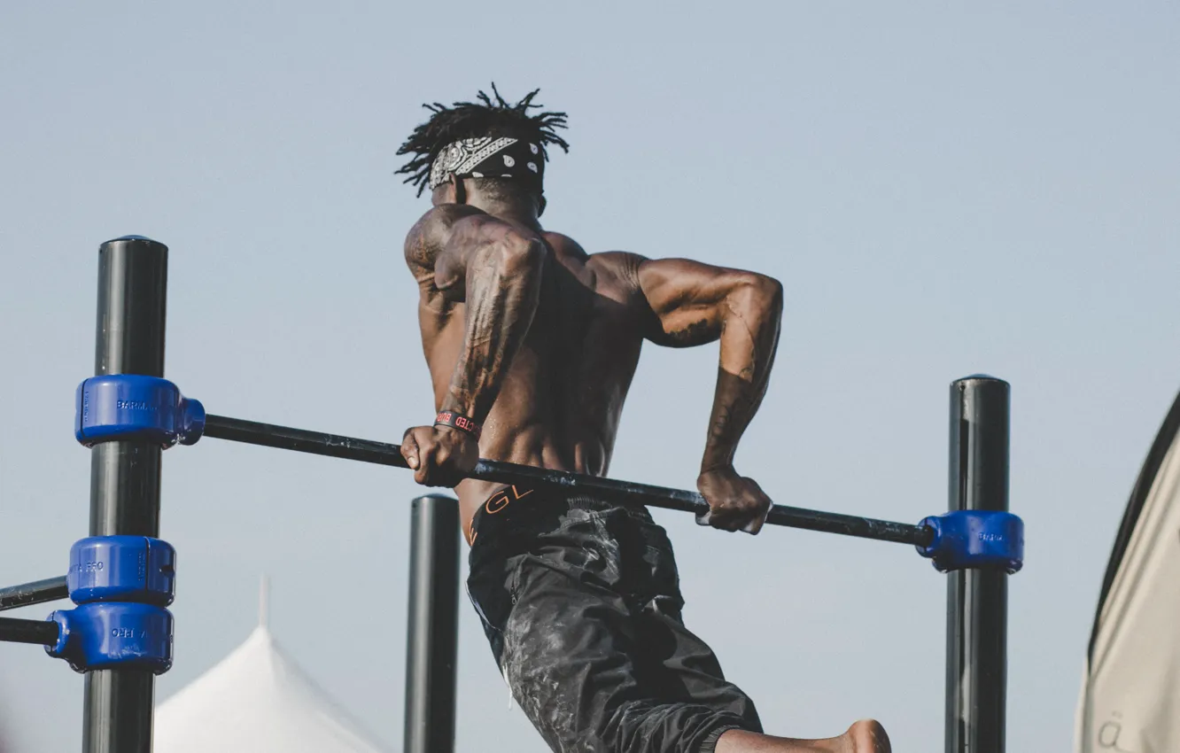 Wallpaper Muscle Bar Men Back Workout Shoulders Images