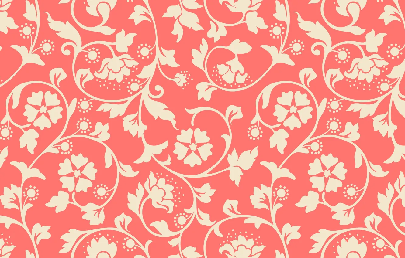 Photo wallpaper Flowers, Pattern, Background, Texture