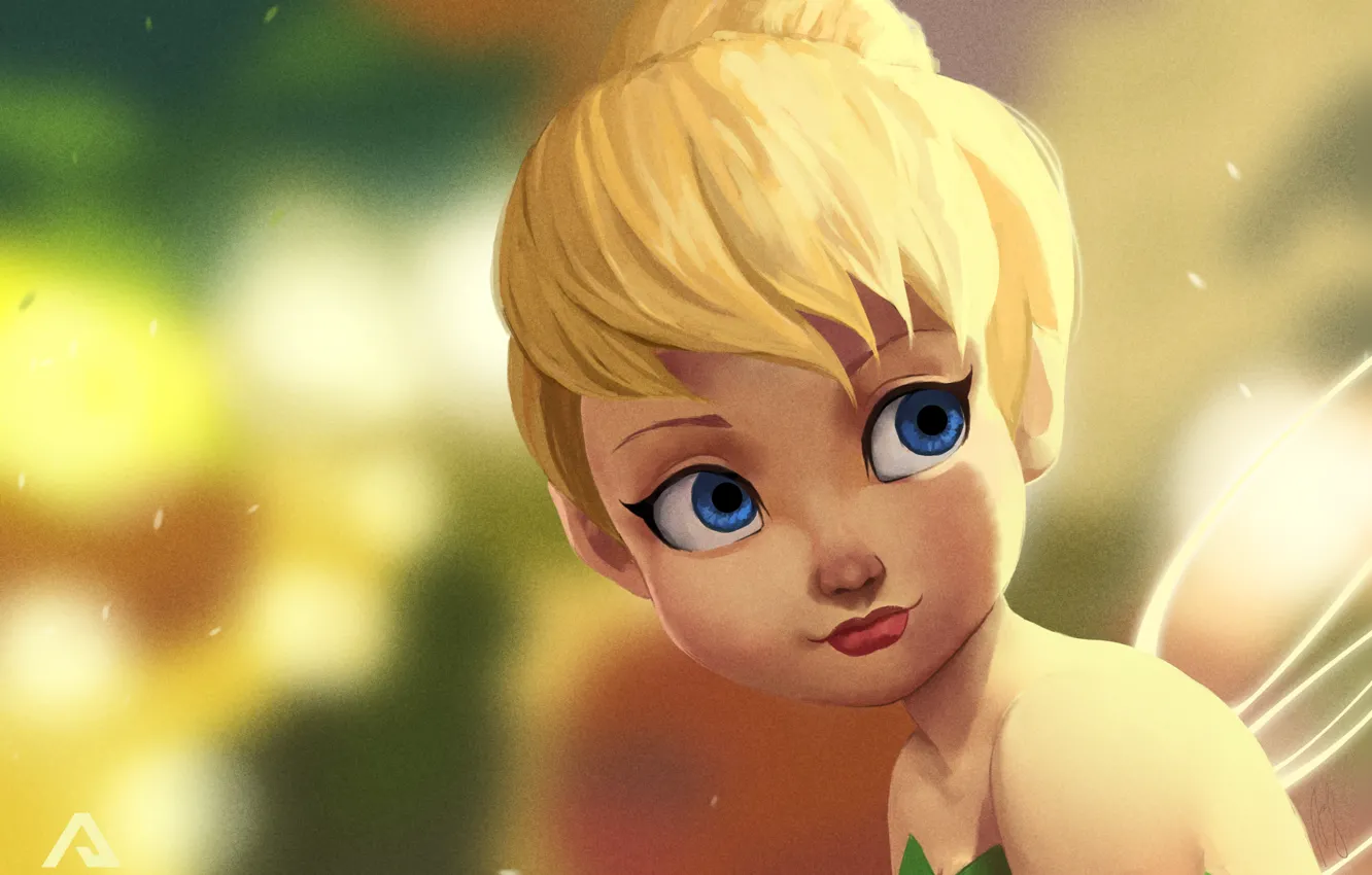 Wallpaper Fairy, Tinkerbell, by Andreanable images for desktop, section  фильмы - download