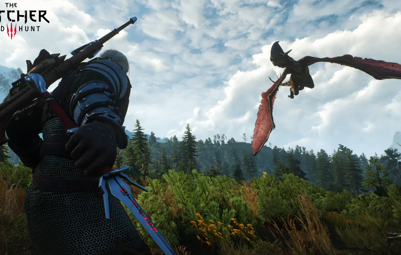 Photo wallpaper the Witcher, Geralt, the Witcher 3: wild hunt