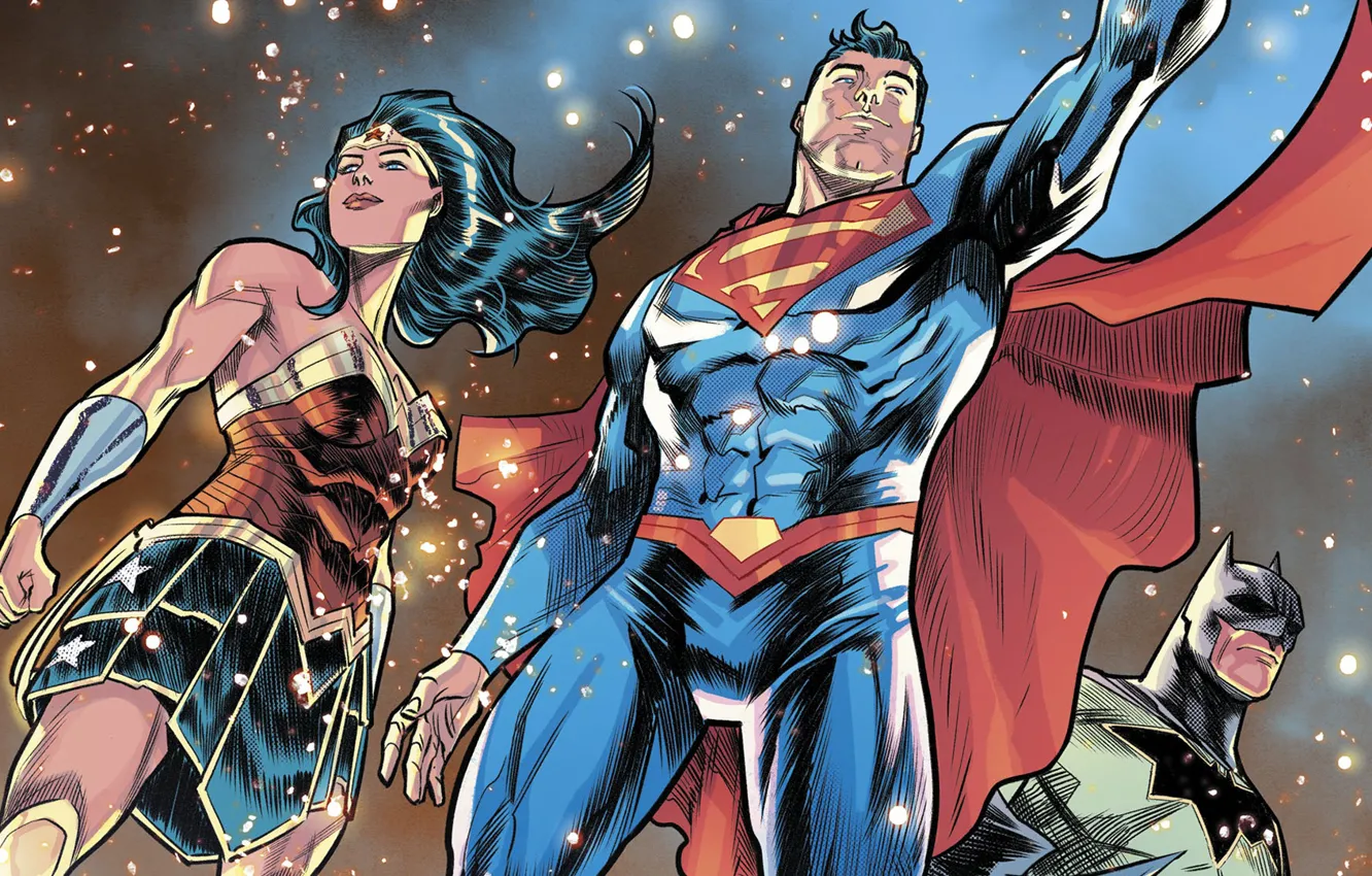 Wallpaper batman, superman, comics, heroes, justice league, wonder Woman  images for desktop, section фантастика - download