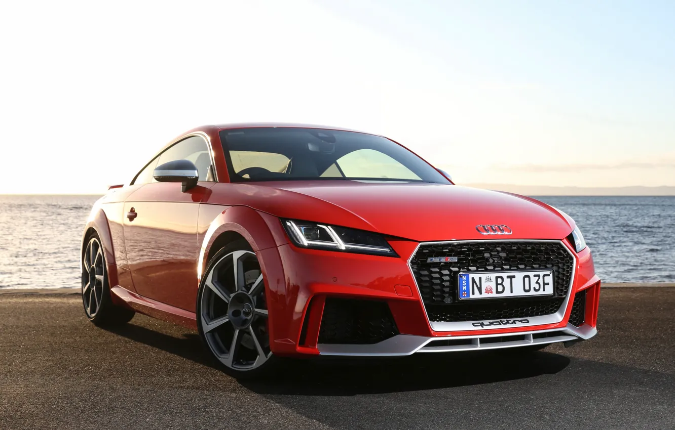 Photo wallpaper red, Audi, Audi, coupe, Coupe