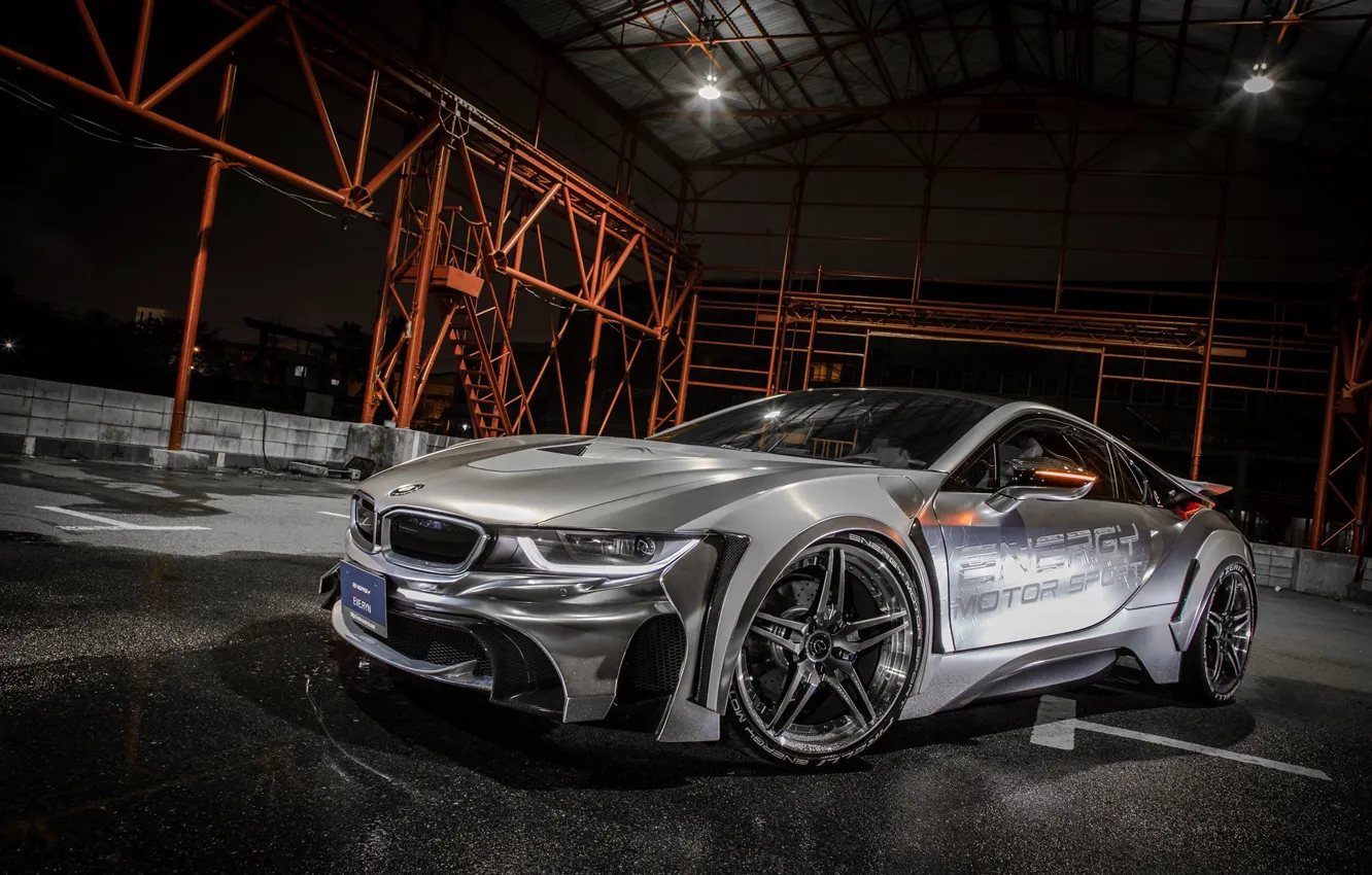 Photo wallpaper BMW, Sport, Machine, Light, Grille, Lights, Drives, Icon, The room
