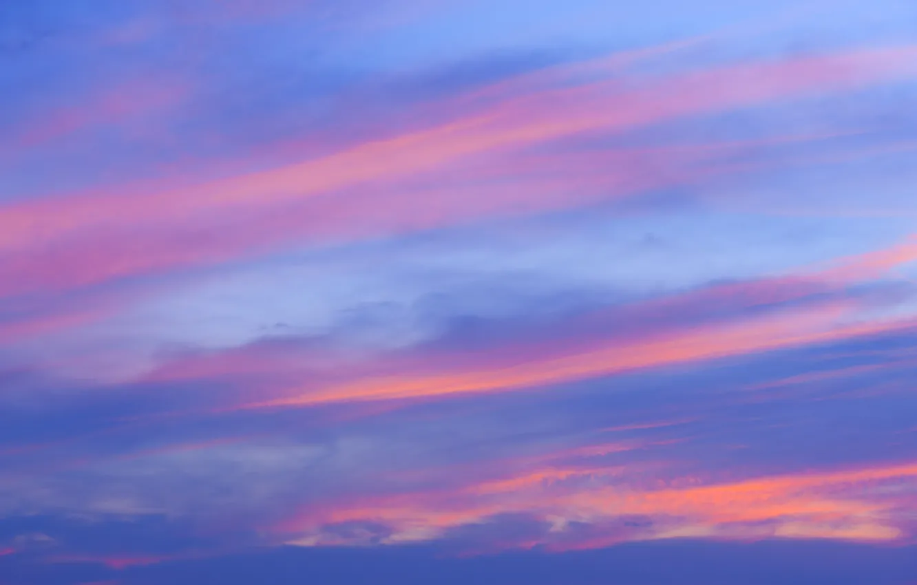 Wallpaper The Sky Clouds Sunset Background Pink Colorful Sky