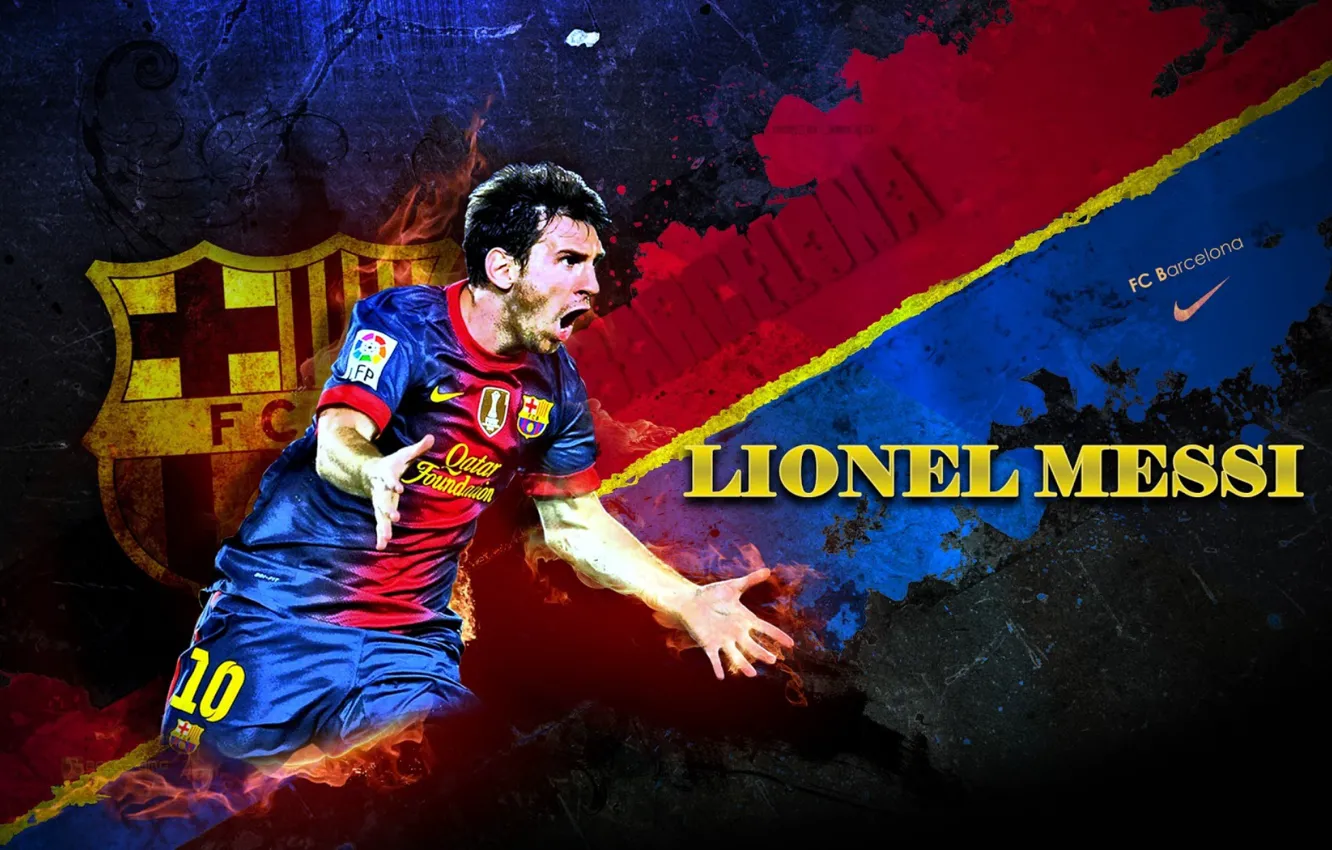 Wallpaper wallpaper, sport, football, Lionel Messi, player, FC Barcelona  images for desktop, section спорт - download