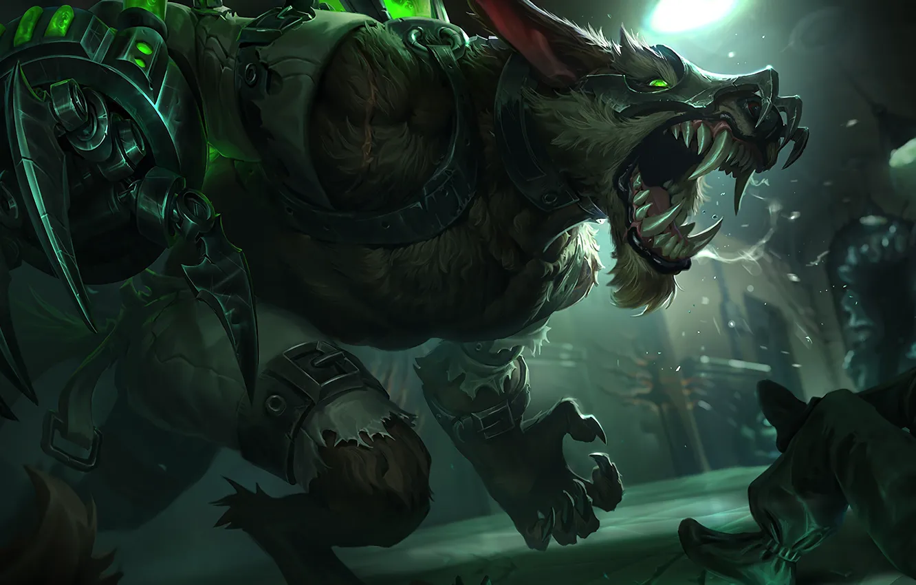 Photo wallpaper The game, Teeth, Evil, Fangs, Claws, Rage, Game, Rage, League of legends, LoL, League of …