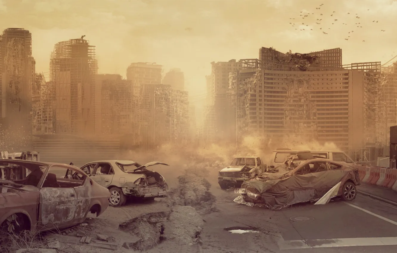 Doom [JLA] Apocalypse-city-ruins-destroyed-city-hell