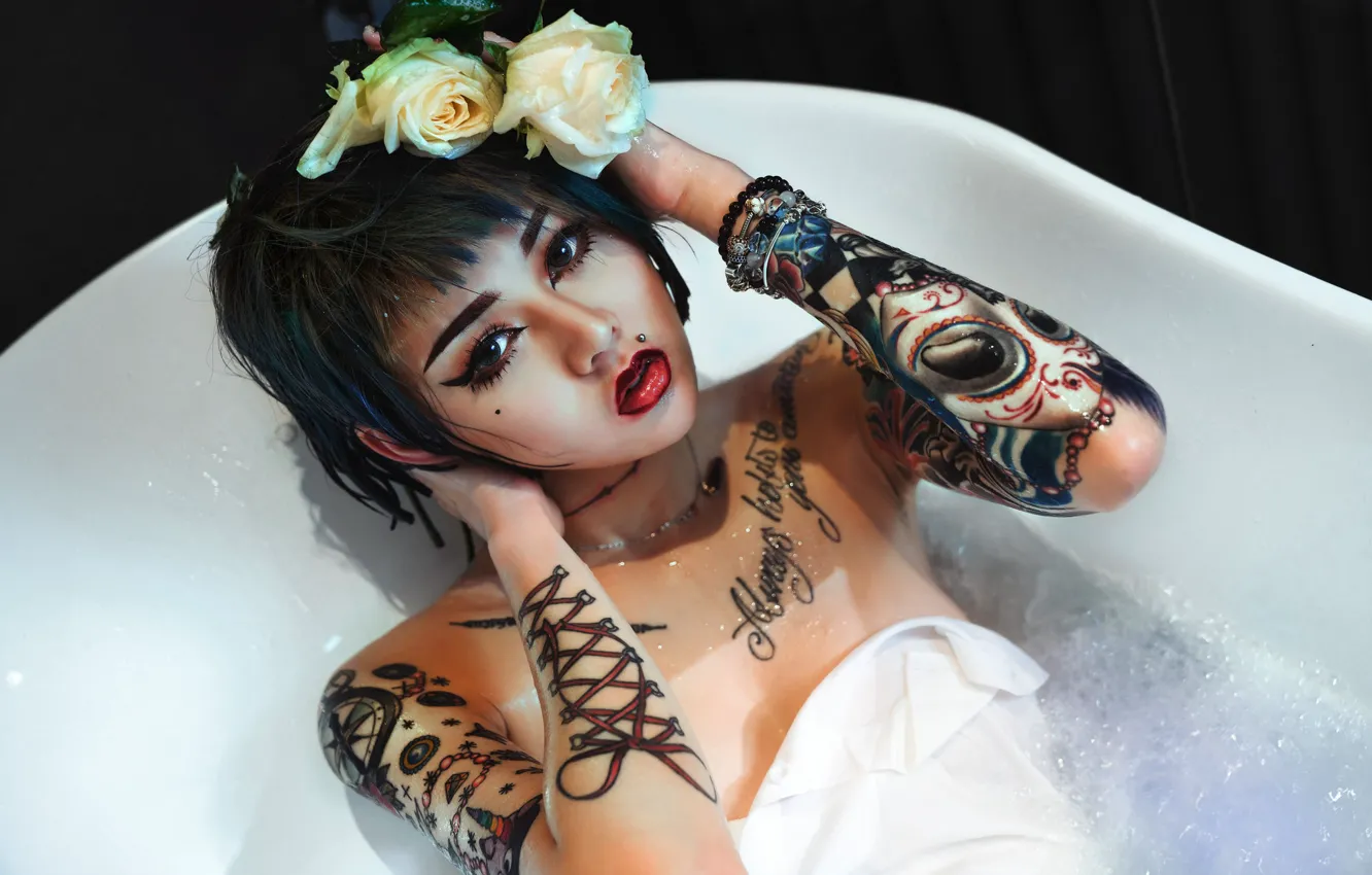 Asian tattoo girl pictures — pic 2