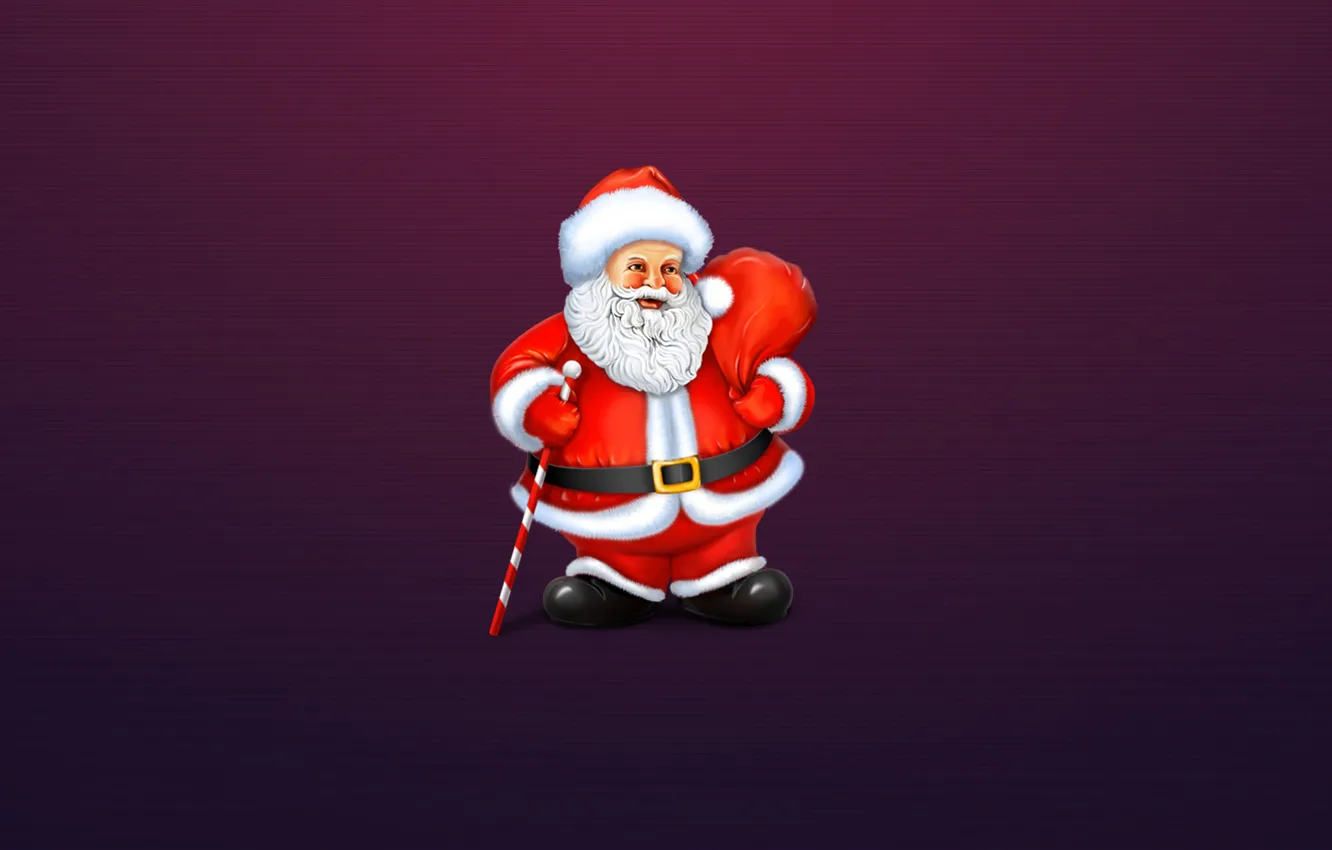Wallpaper Minimalism, Christmas, Background, New year, Santa, Holiday, Santa  Claus, Klaus, Santa Claus, Grandpa, Santa Claus images for desktop, section  новый год - download