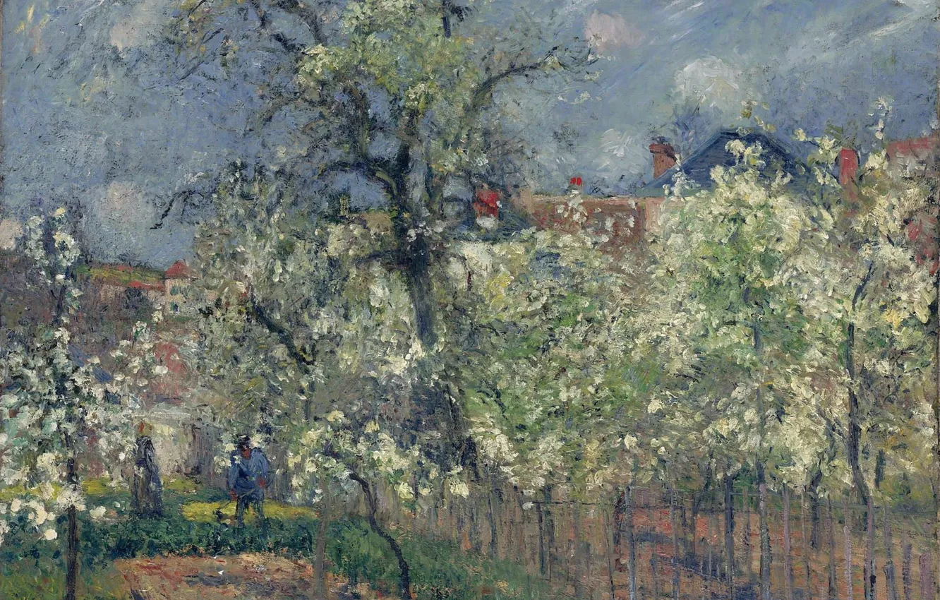 Wallpaper Landscape Picture Spring Camille Pissarro In The