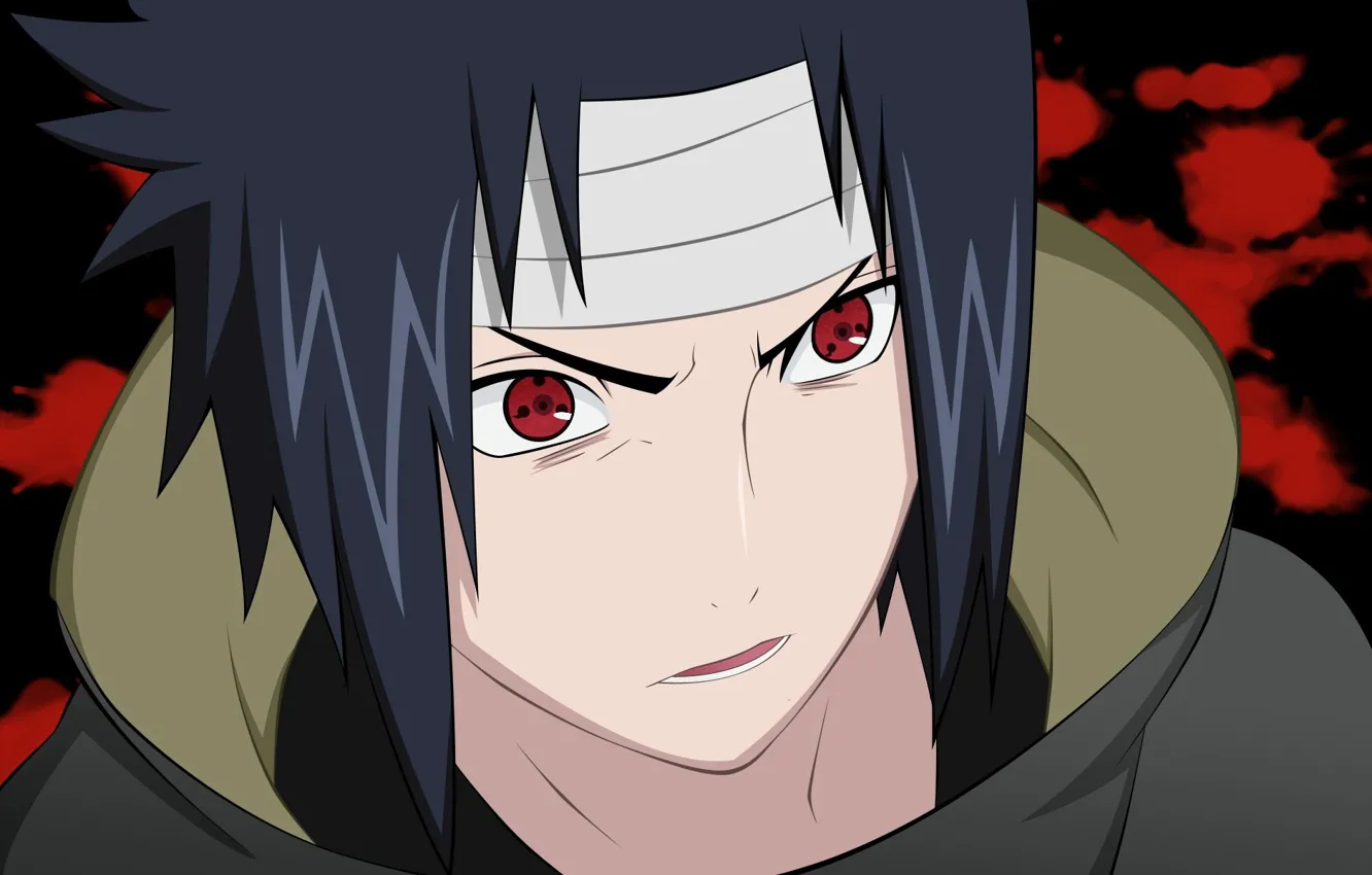 Wallpaper Blood Game Naruto Anime Sharingan Ninja