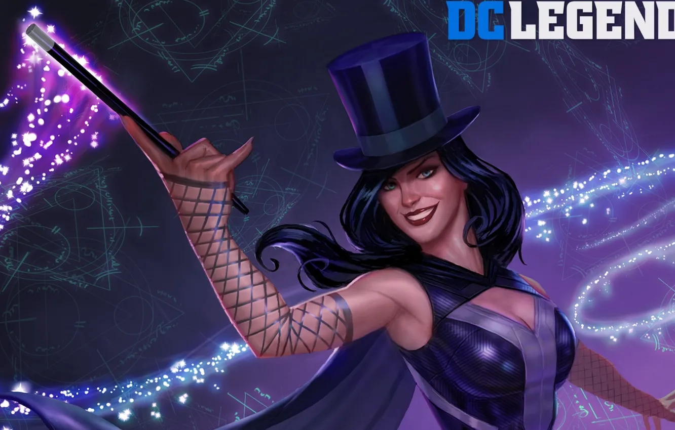 Wallpaper Magic Hat Dc Comics Zatanna Wand Dc Legends Images For Desktop Section Devushki Download