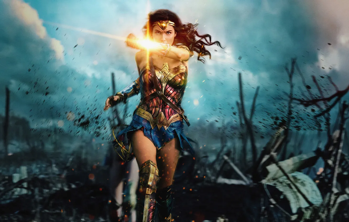 Wallpaper cinema, Wonder Woman, armor