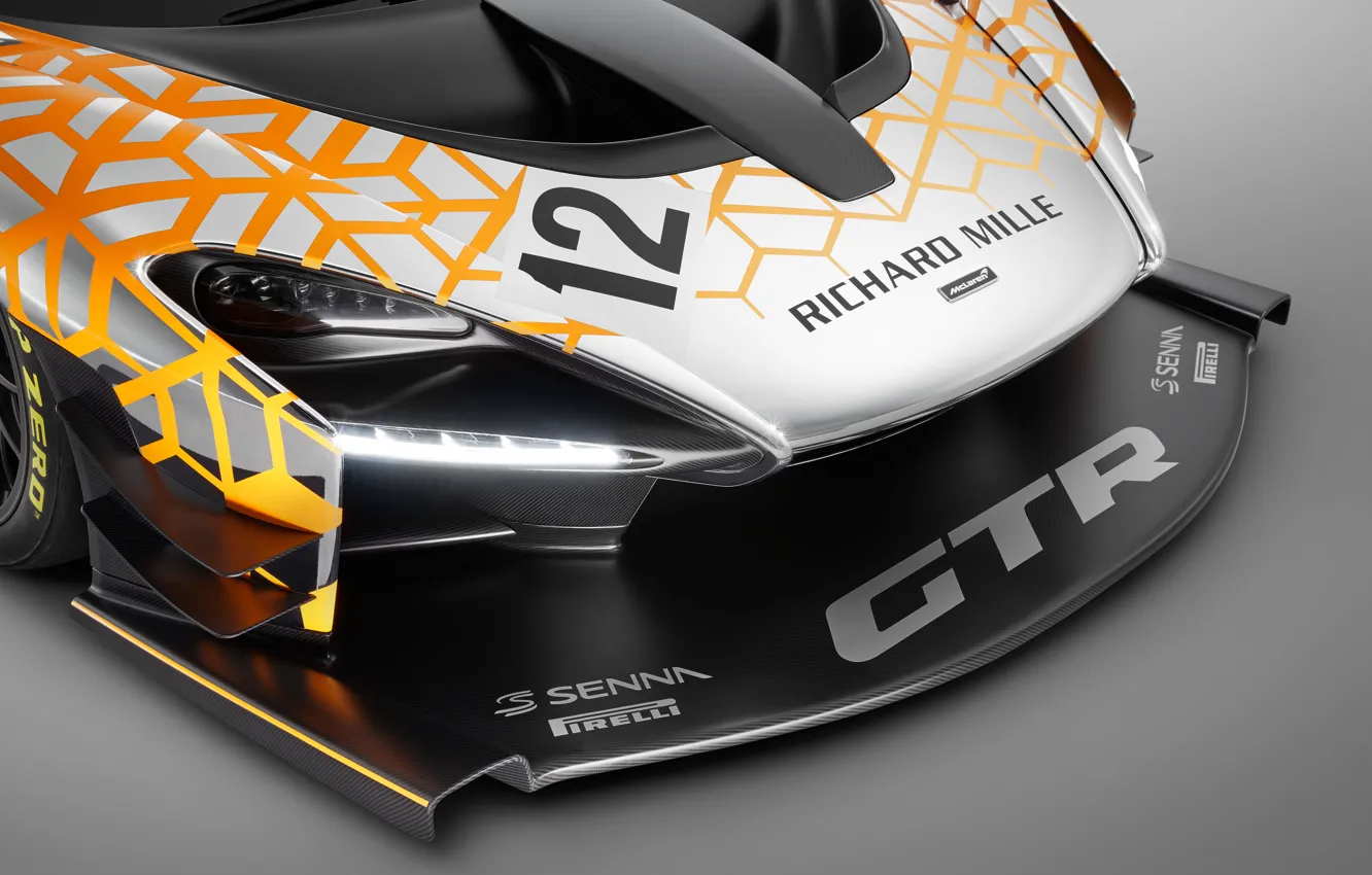 Photo wallpaper Concept, McLaren, GTR, racing car, 2018, the front part, Senna