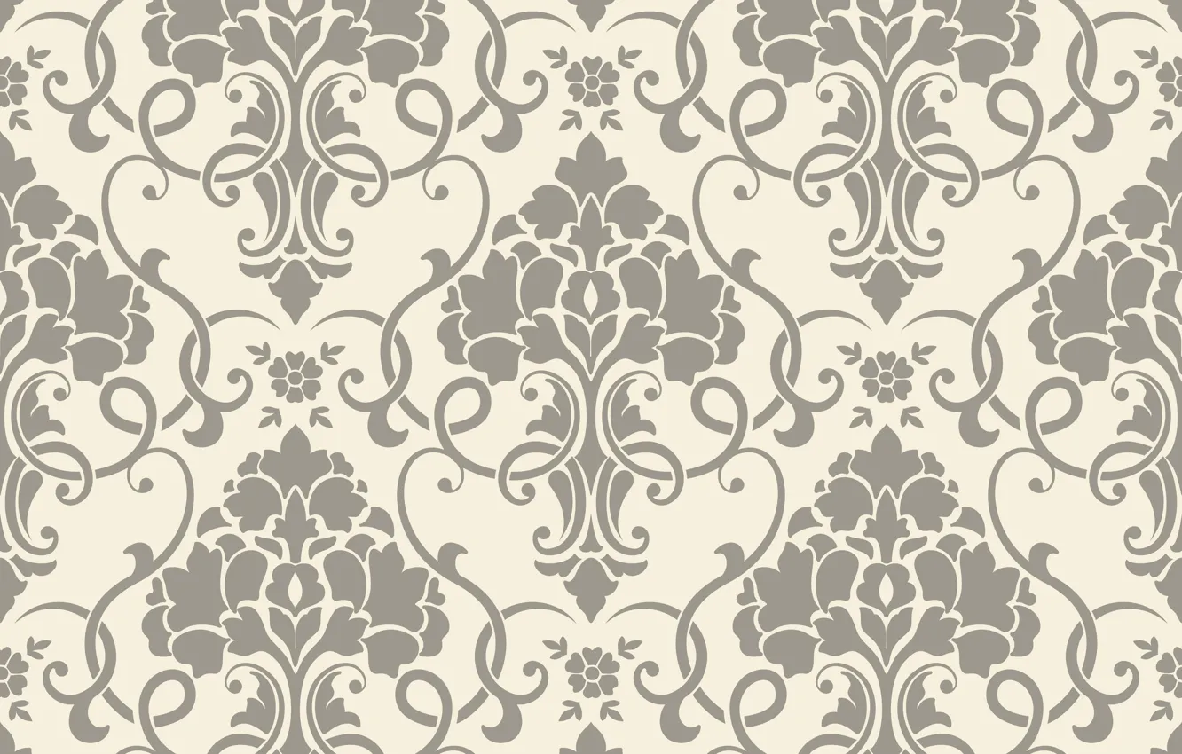 Photo wallpaper retro, pattern, texture, ornament, vintage, background, pattern, seamless