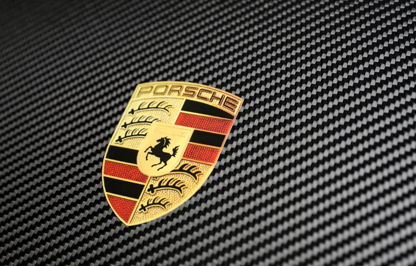 Photo wallpaper 911, Porsche, emblem, logo, 2018, GT2 RS