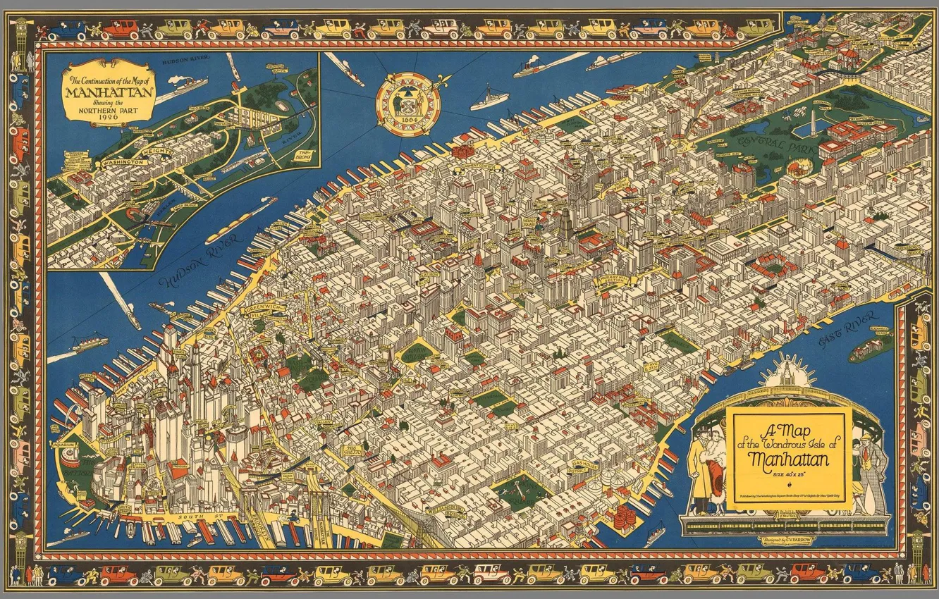 Wallpaper map, home, Manhattan, New York City images for desktop