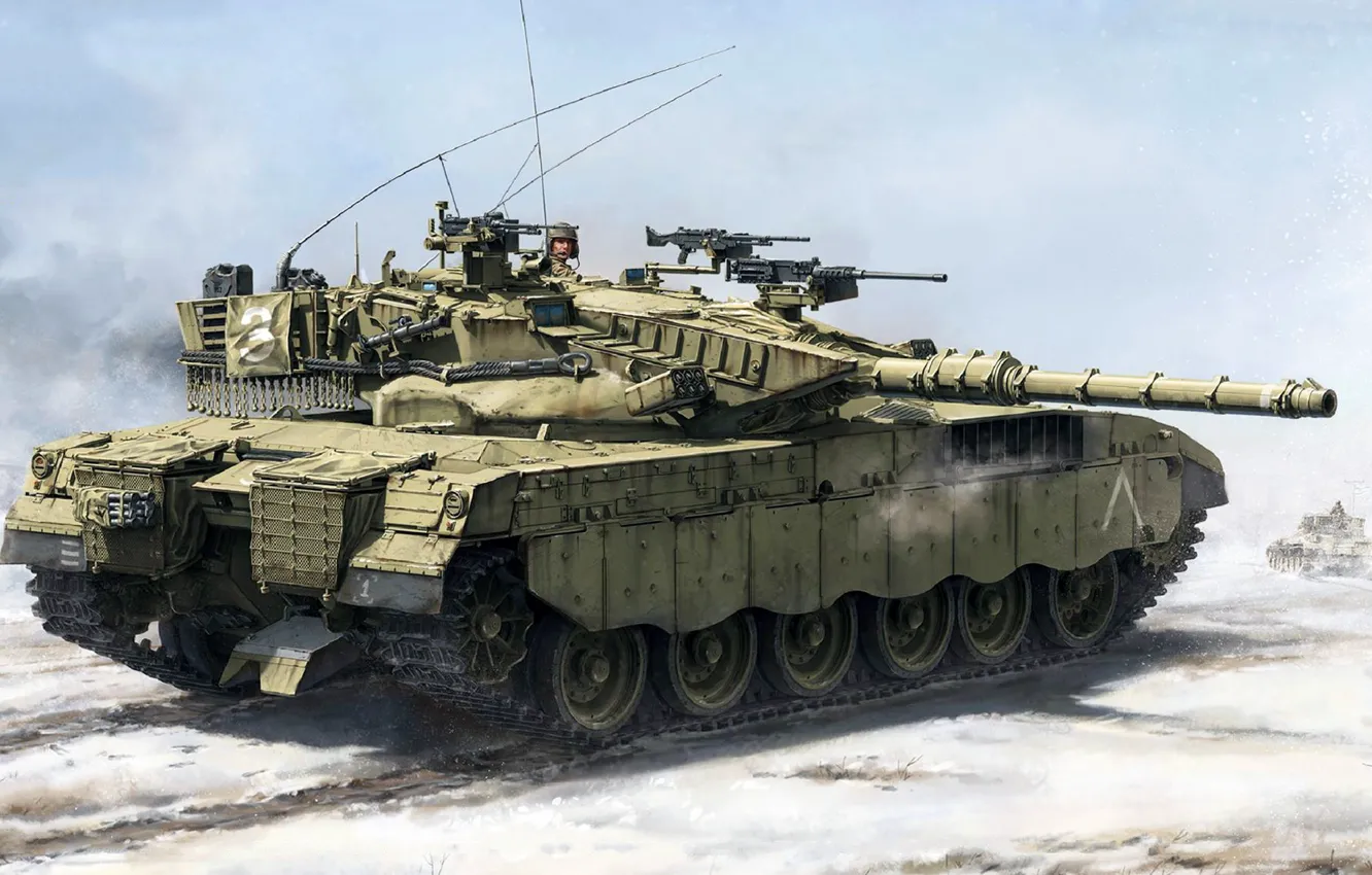 Wallpaper Merkava, main battle tank, Merkava,  Hybrid images for  desktop, section оружие - download