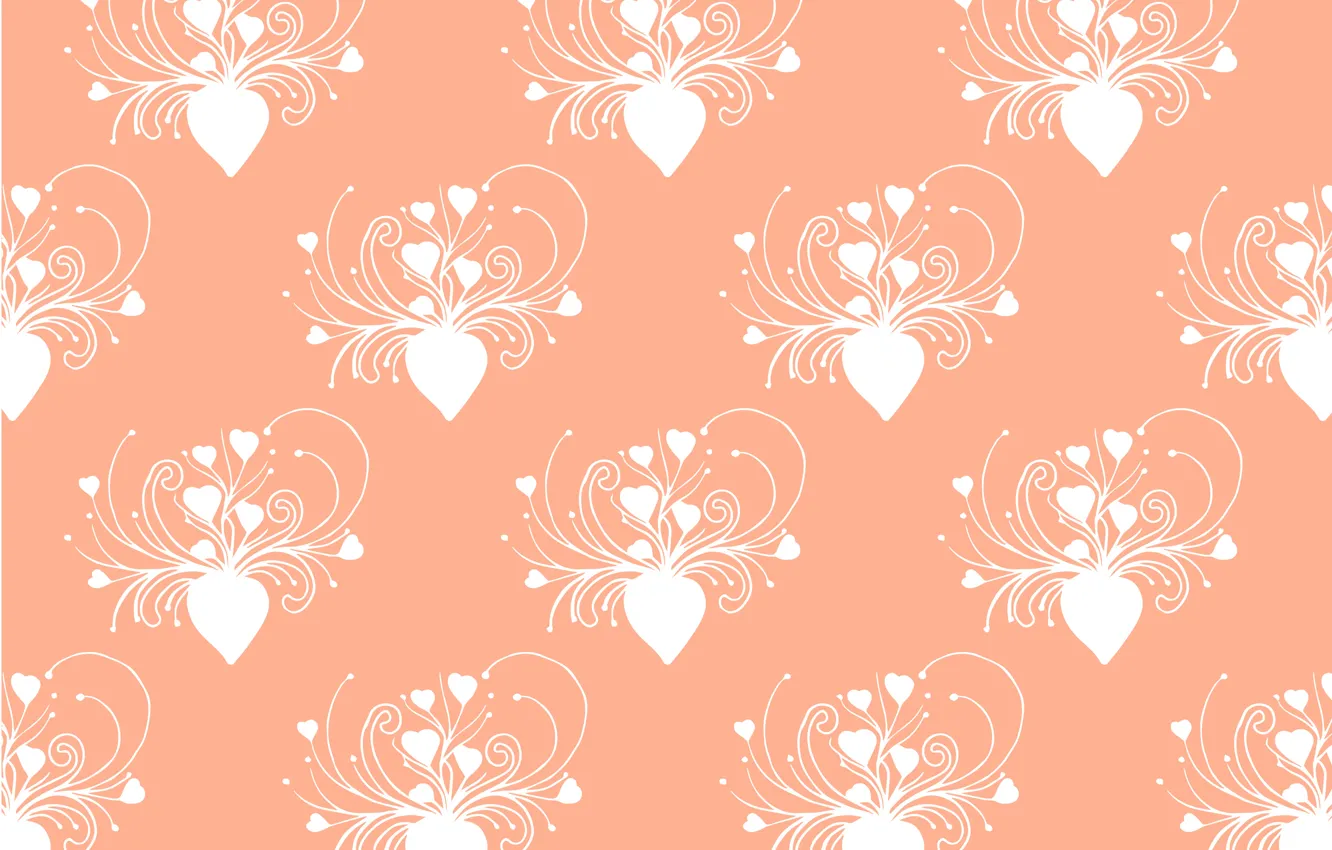 Photo wallpaper background, texture, hearts, background, pattern