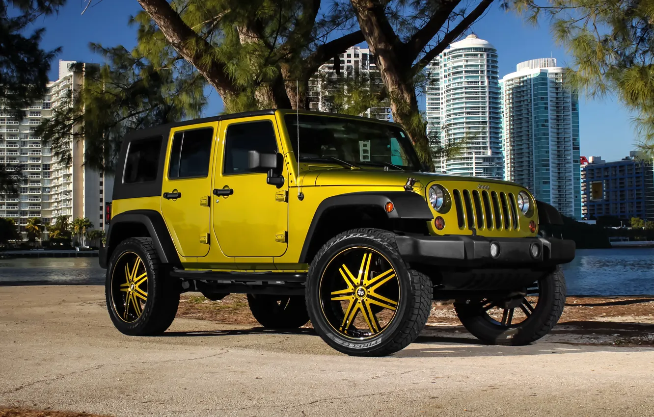 Photo wallpaper color, Wrangler, Jeep, kit, suspension, lift, wheels., Status